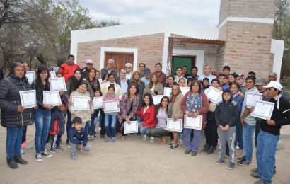 26 Viviendas Sociales adjudicadas en Dpto. Silípica