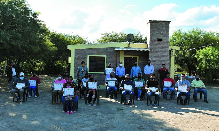 Inauguración de 16 viviendas sociales en Dpto. Banda