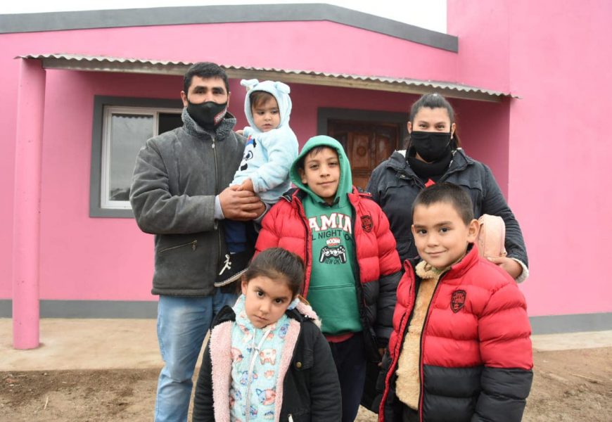 Inauguración de 15 Viviendas Sociales en Dpto. Rivadavia